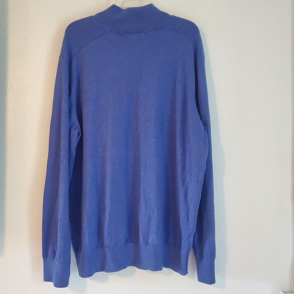 Banana‎ Republic Sweater Mens 2XL Blue Pullover Long Sleeve Cotton Shirt Casual - Picture 7 of 8